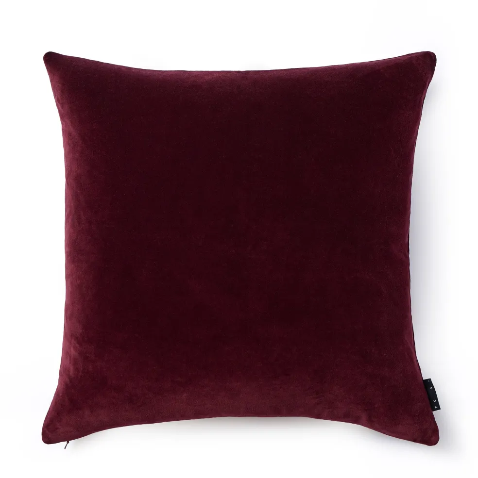 Cheap Velvet Cushion Cover Burgundy 59 x 59cm Cushion Covers & Pads | Cushions