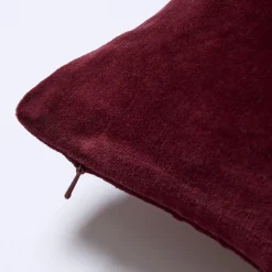 New Velvet Cushion Cover Burgundy 30 x 50cm Cushion Covers & Pads