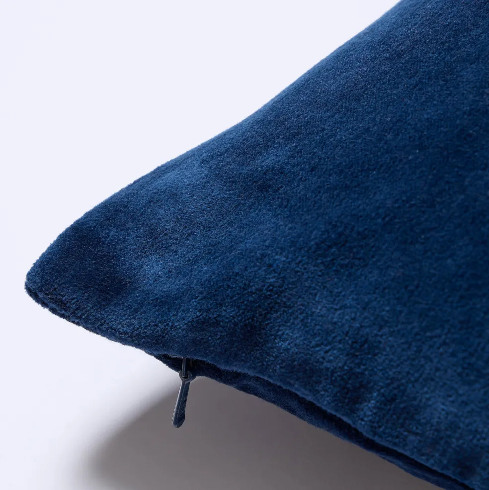 Clearance Velvet Cushion Cover Navy 50 x 50cm Cushion Covers & Pads | Cushions