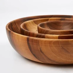 Best Walnut Medium Bowl 19.5cm Serving Bowls & Utensils
