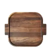 Hot Walnut Square Tray 37 x 31cm Trays | Get It In Time For Christmas