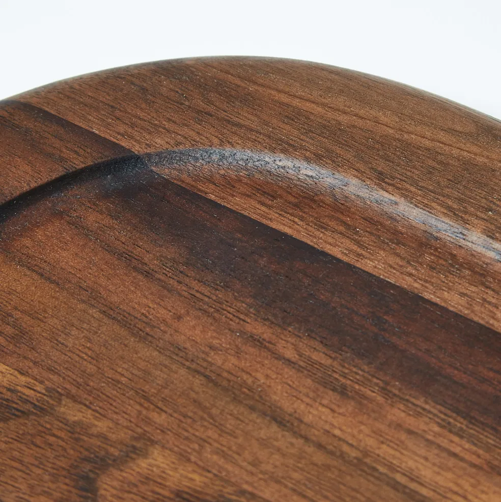 Hot Walnut Square Tray 37 x 31cm Trays | Get It In Time For Christmas