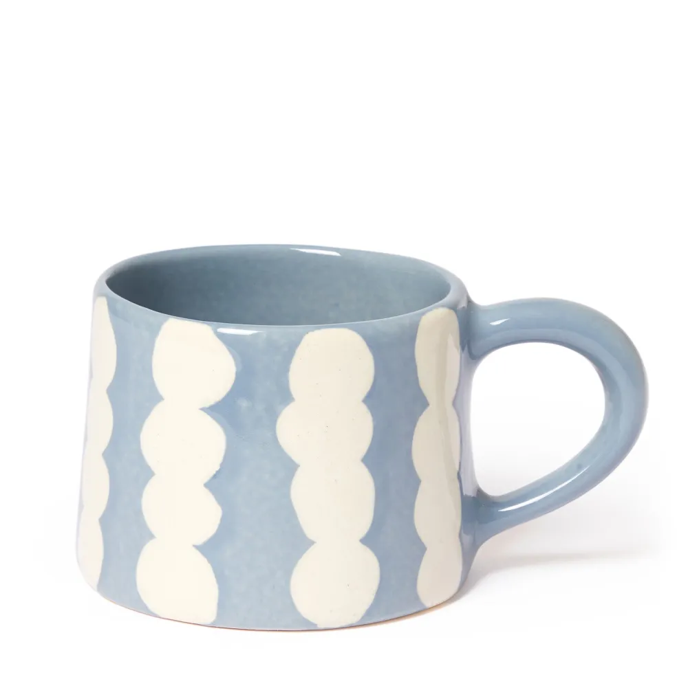 Fashion Wax Resist Mug Blue Speckle Mugs, Cups & Jugs | Gifts Under £50