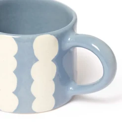 Fashion Wax Resist Mug Blue Speckle Mugs, Cups & Jugs | Gifts Under £50