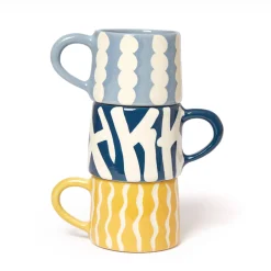 Fashion Wax Resist Mug Blue Speckle Mugs, Cups & Jugs | Gifts Under £50