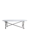 Outlet Workshop Coffee Table Arabescato Marble & Bronze Coffee & Side Tables