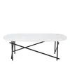 Online Workshop Coffee Table Carrara Marble Black Legs In Stock | Coffee & Side Tables