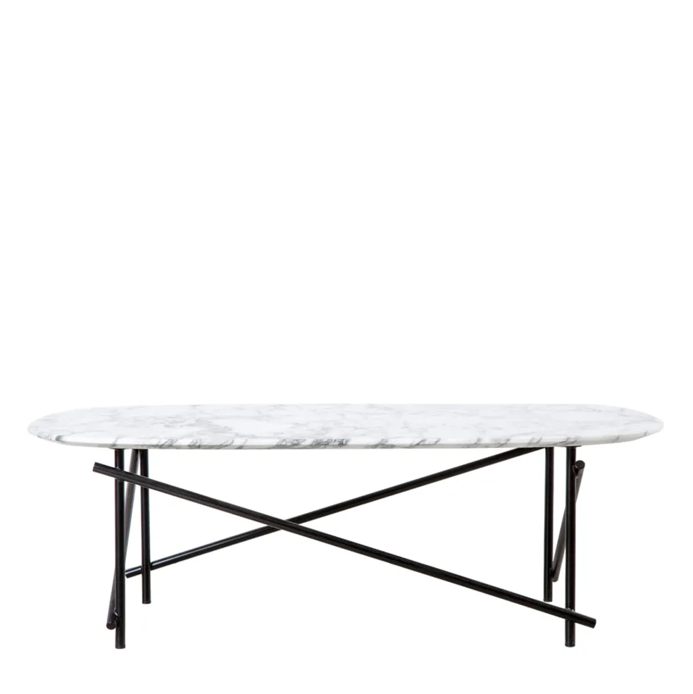 Cheap Workshop Coffee Table Marble & Black Coffee & Side Tables