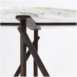 Cheap Workshop Lamp Table Marble & Bronze Coffee & Side Tables