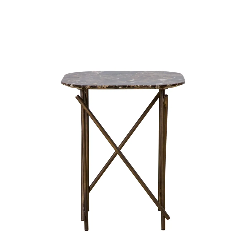 Cheap Workshop Lamp Table Marble & Bronze Coffee & Side Tables