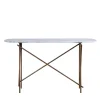 Fashion Workshop Low Console Table Marble & Bronze In Stock